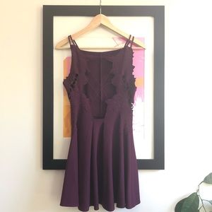free people skater dress with open back